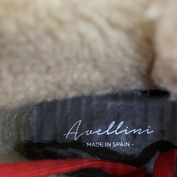 Avellini Suede Hiking Boots Brown 39 Genuine Shearling Lining Gorpcore Camping - Picture 2 of 16